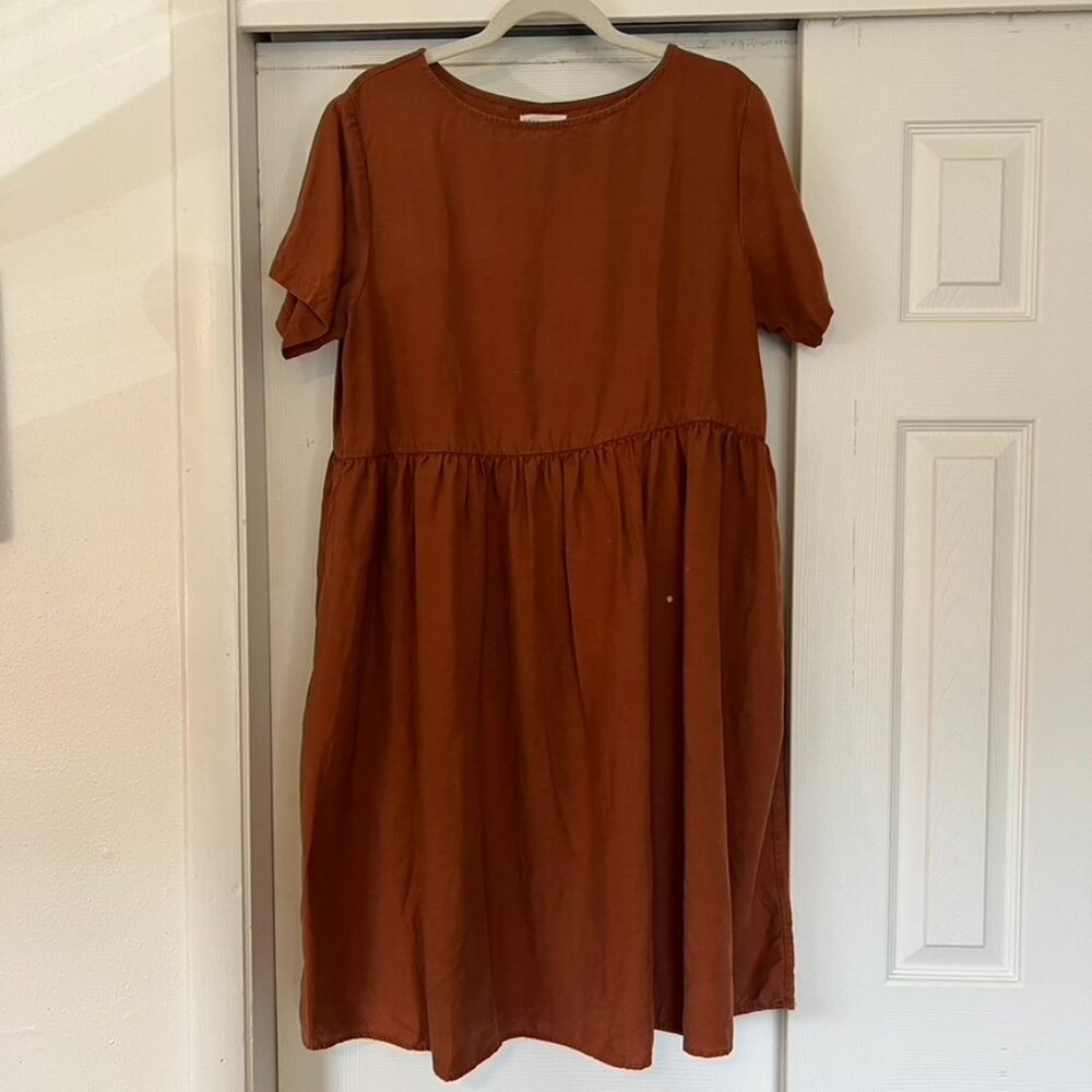 COPY - Tradlands Nico Dress, Burnt Orange